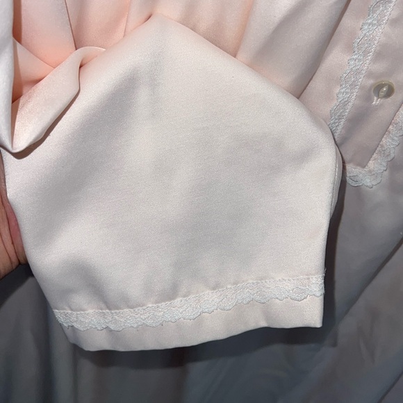 Oscar de la Renta Pink Label Light Peach Pink Robe - Picture 4 of 10